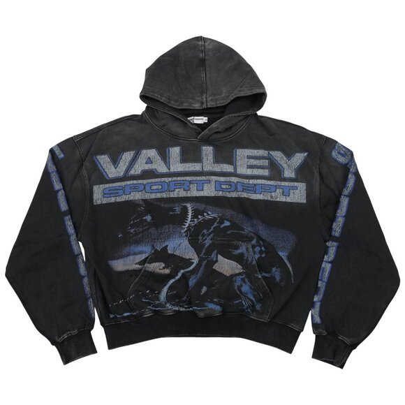 Vale Forever Watchdog Hoodie Sweatshirt Vintage Black - Picture 1 of 6